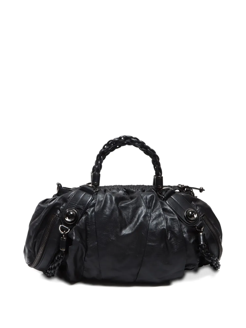Pre-owned Gucci 2010-2020s Galaxy Line Shoulder Bag In Black