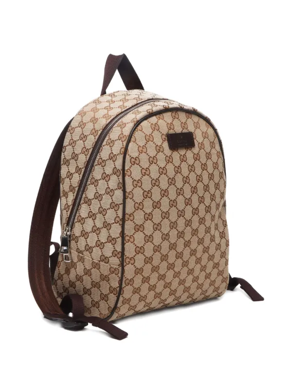 Gucci Pre-Owned 2010-2020 GG Canvas Backpack | Neutrals 