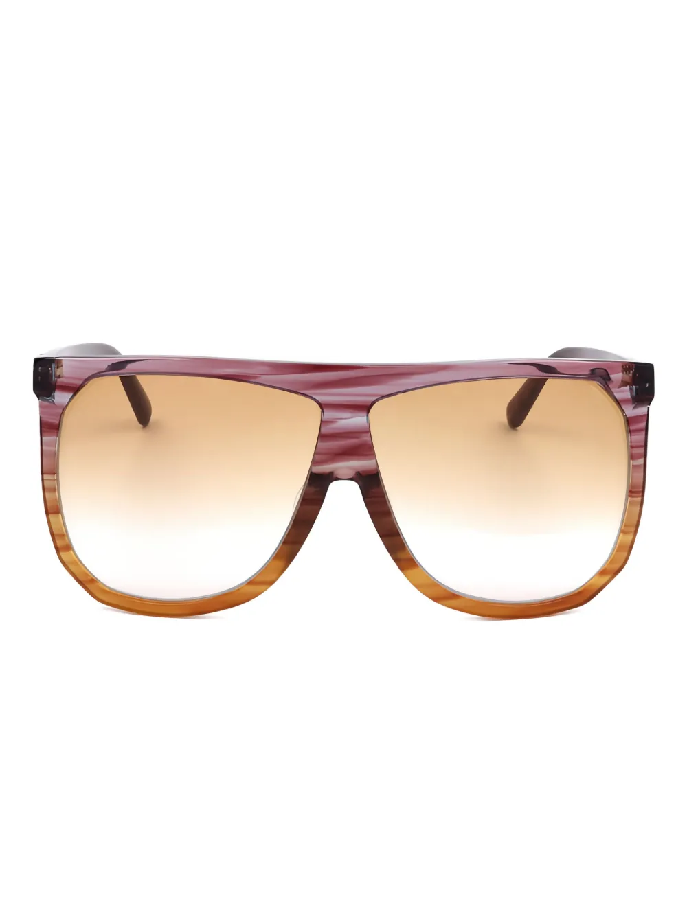 LOEWE Zonnebril met vierkant montuur Roze