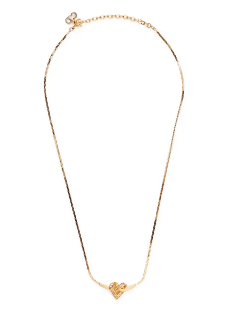 Christian Dior Pre-Owned 1990-2015 heart-charm necklace