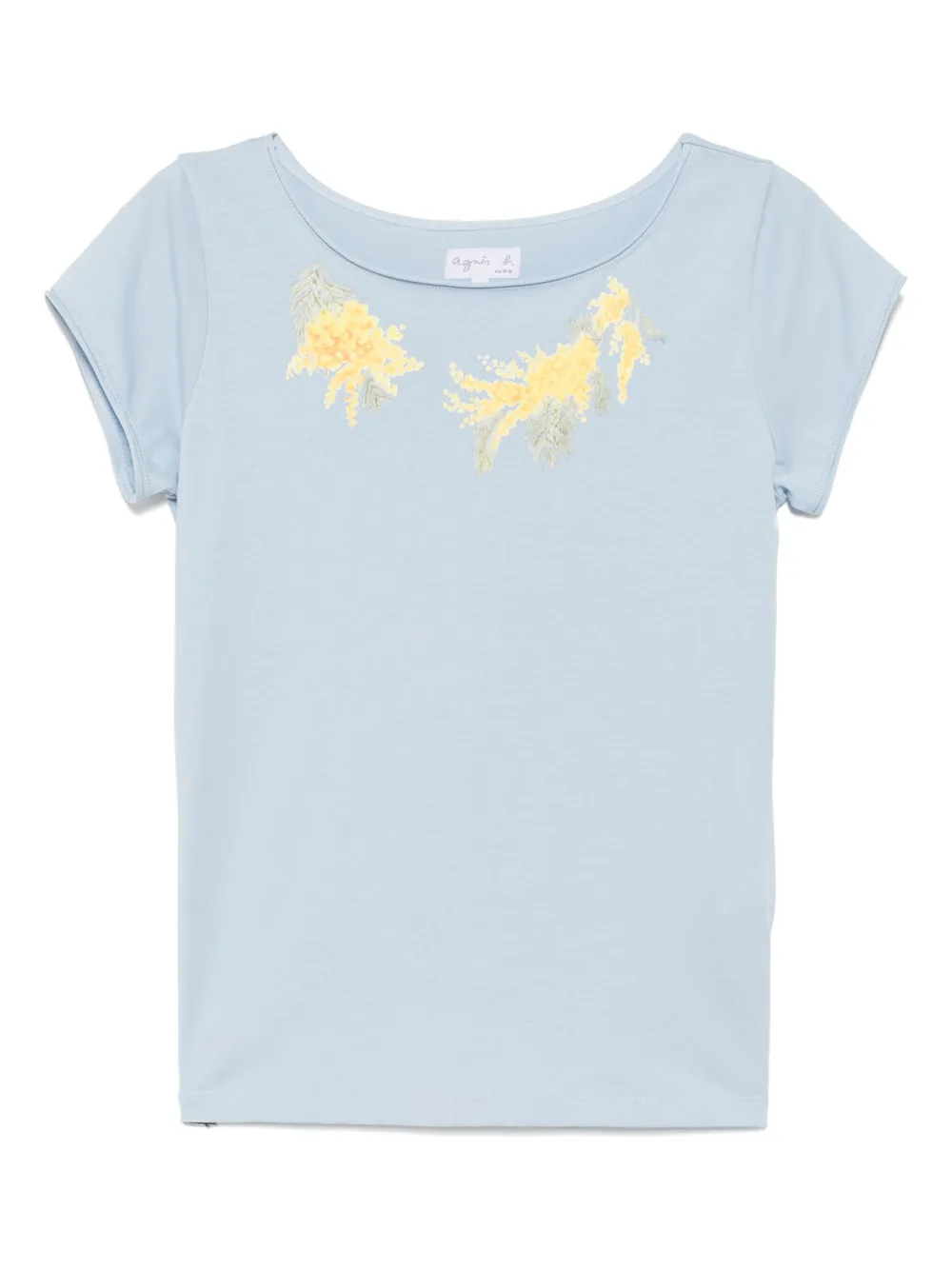 agnès b.  playera de algodón | azul | Image 1