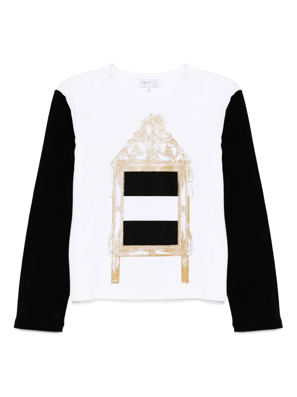 agnès b.  playera con estampado gráfico | blanco | Image 1