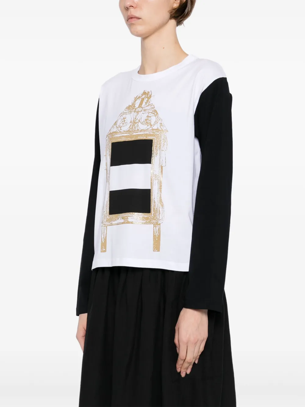 Agnès B. Graphic-print T-shirt In White