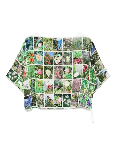 agnès b.  playera con estampado gráfico