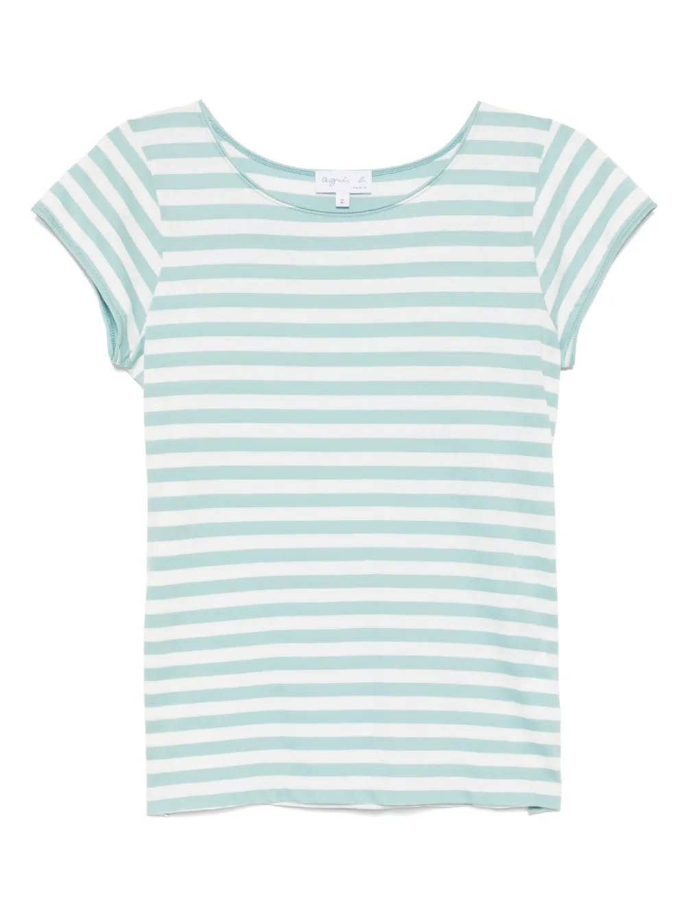 agnès b.  striped T-shirt | Blue | Image 1