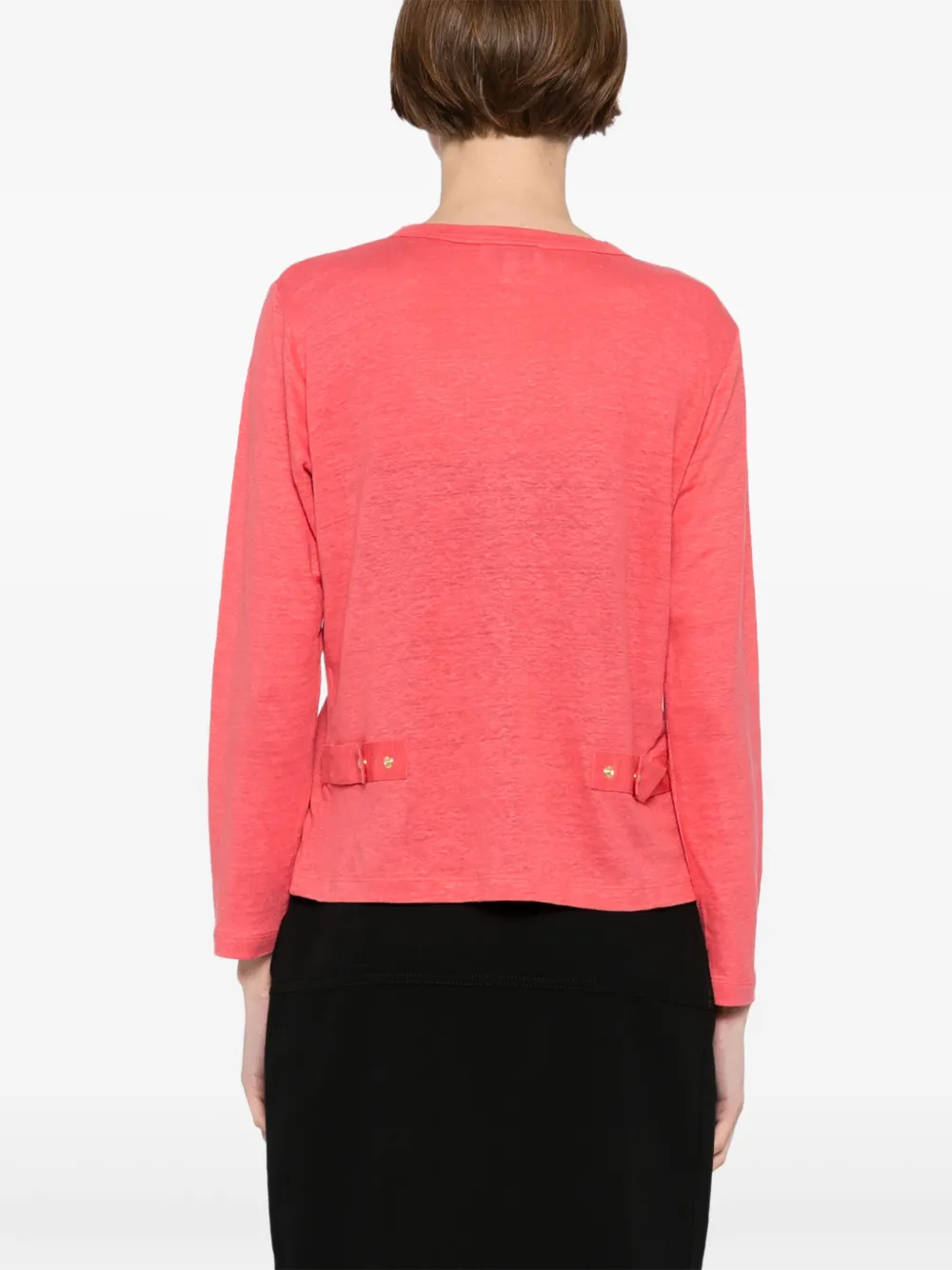 Shop Agnès B. Le Petit Snap Cardigan In 412