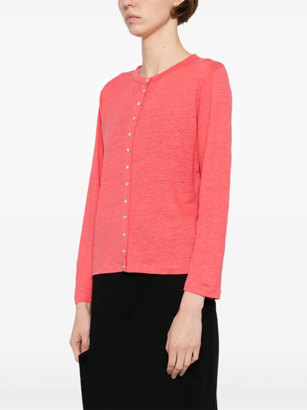 Shop Agnès B. Le Petit Snap Cardigan In 412