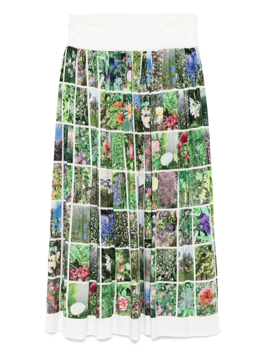 agnès b.  falda con estampado gráfico | verde | Image 1