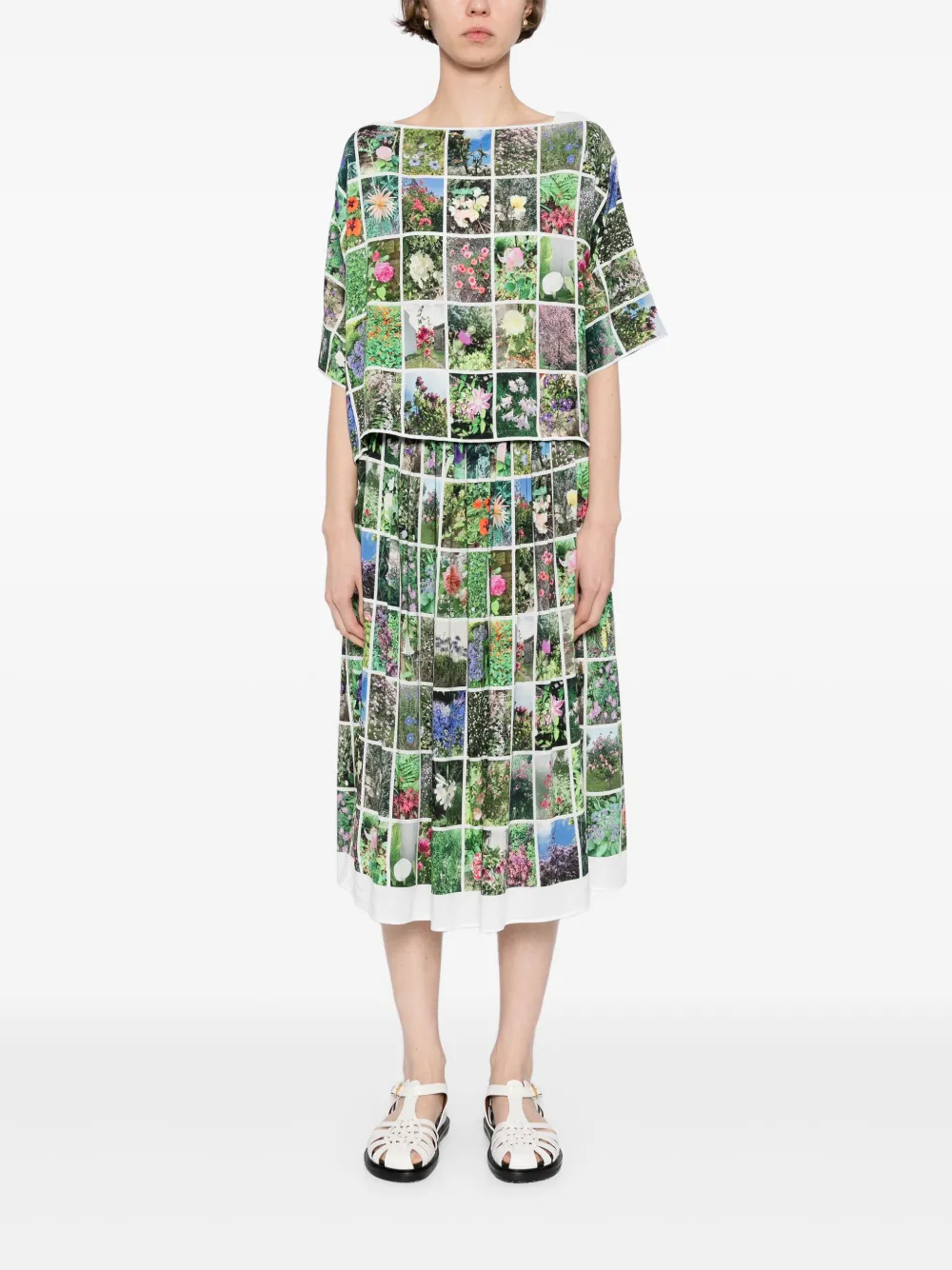agnès b.  falda con estampado gráfico | Faldas acampanadas | Image 2