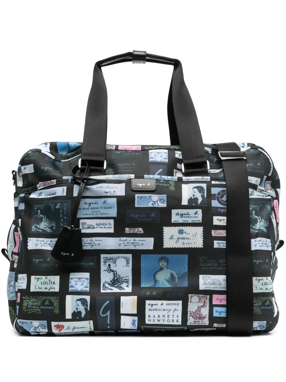 agnès b. - graphic-print holdalls - women