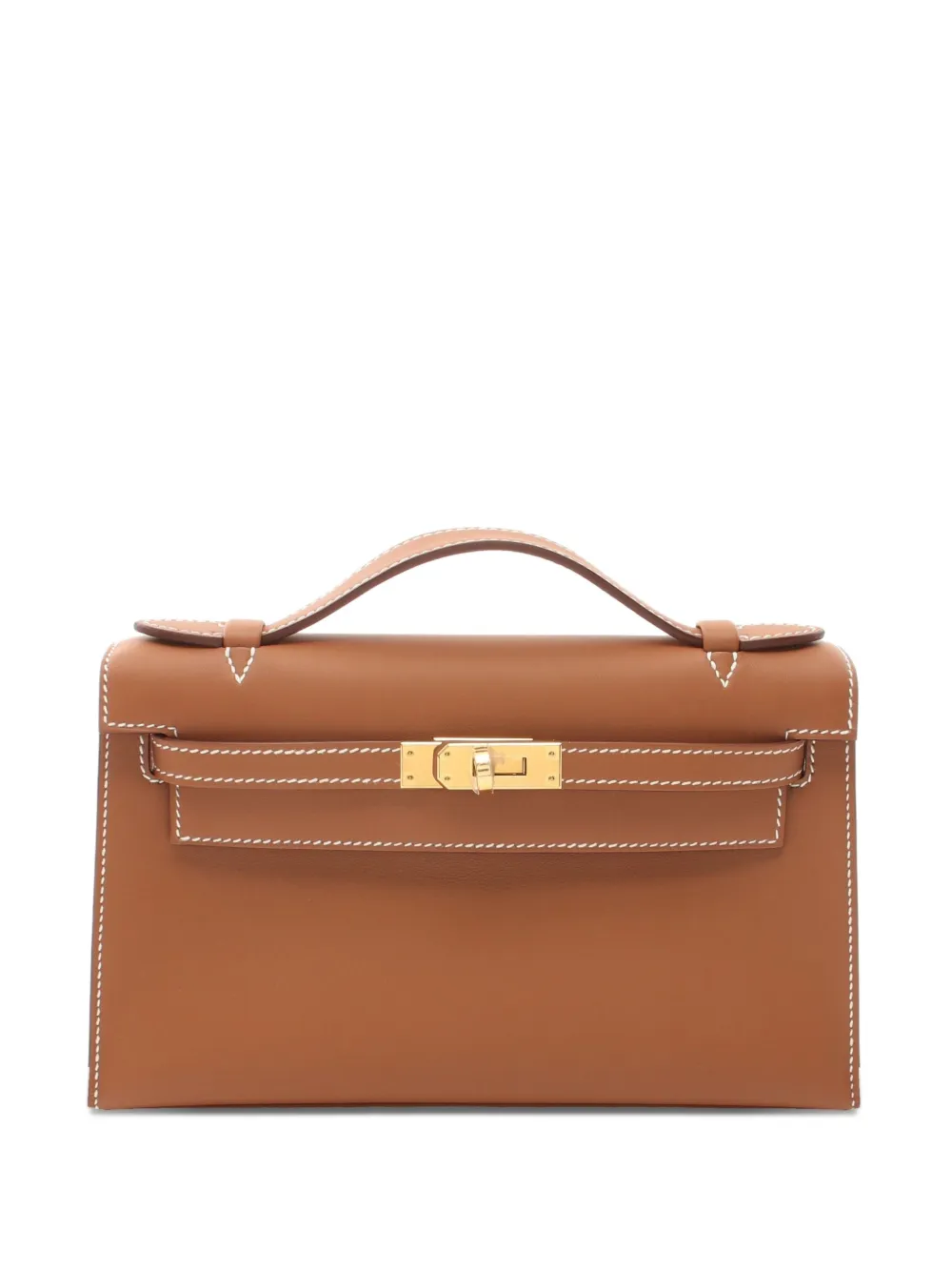 Hermès Pre-Owned 2024 ケリー ポシェット ハンドバッグ - ブラウン Hermès Pre-Owned 2024 ケリー ポシェット ハンドバッグ - ブラウン