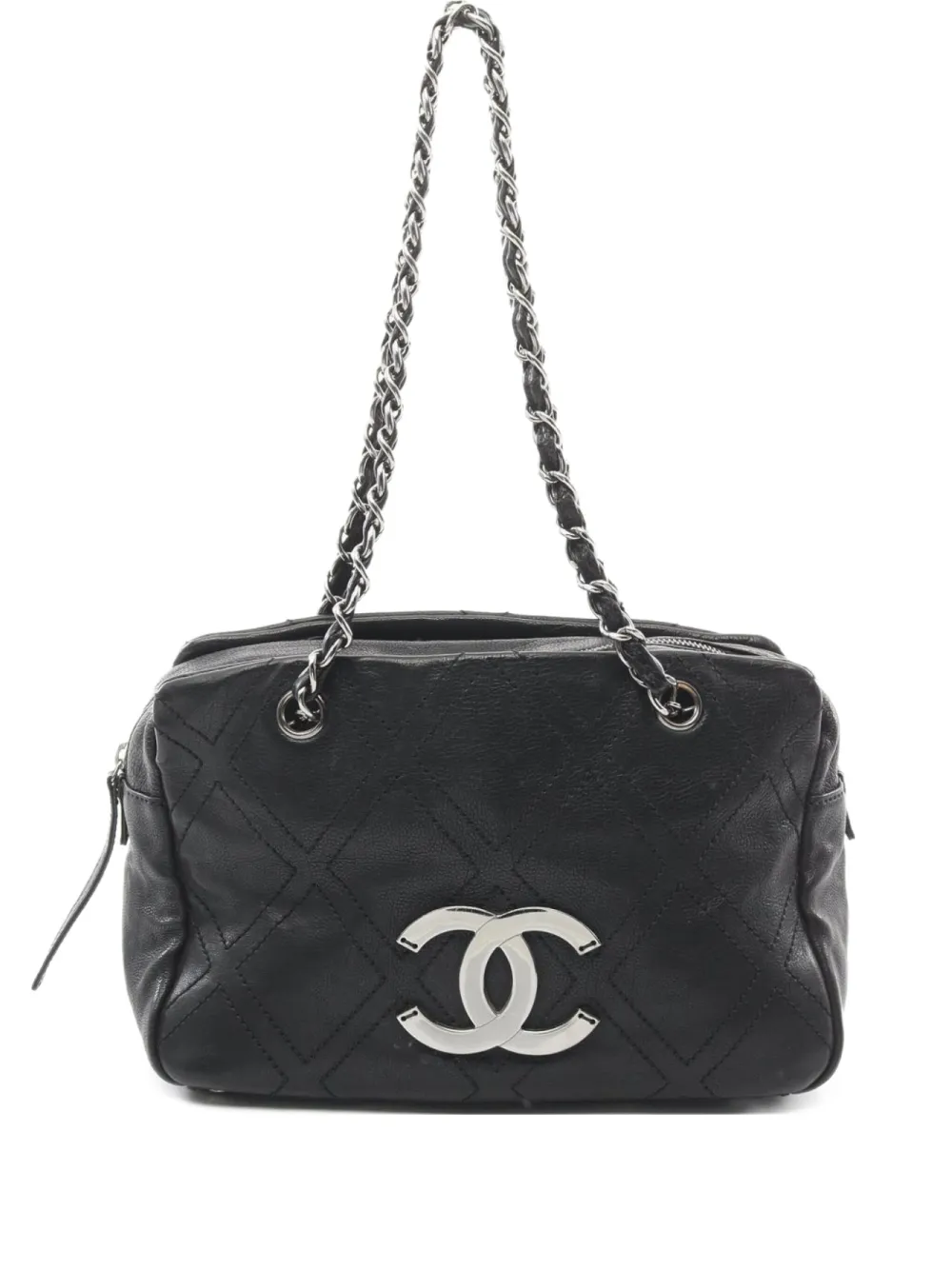 CHANEL Pre-Owned شنطة كتف مبطنة 2005-2006 | أسود | Image 1