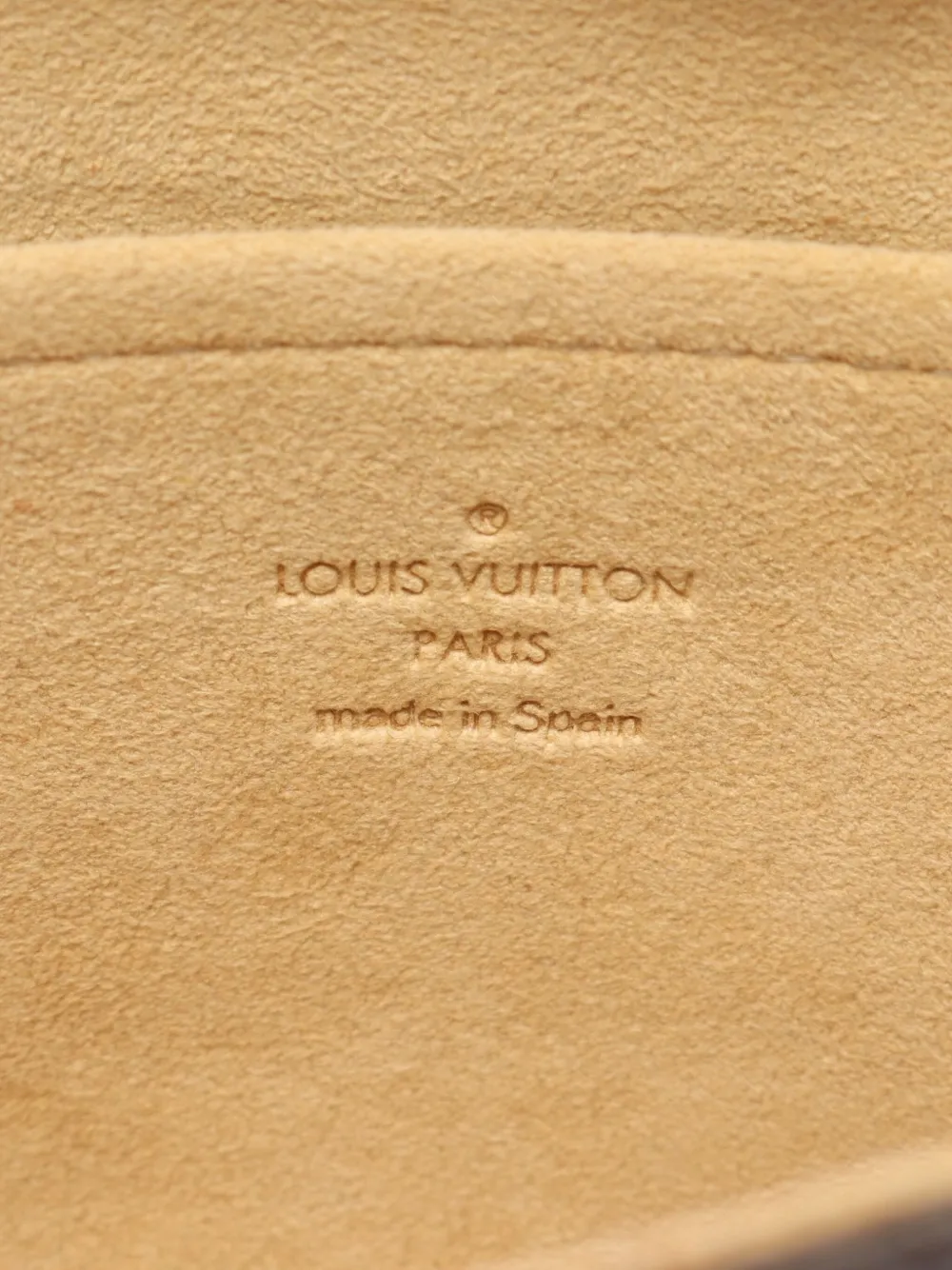 Pre-owned Louis Vuitton 1999 Pochette Twin Gm Shoulder Bag In Brown