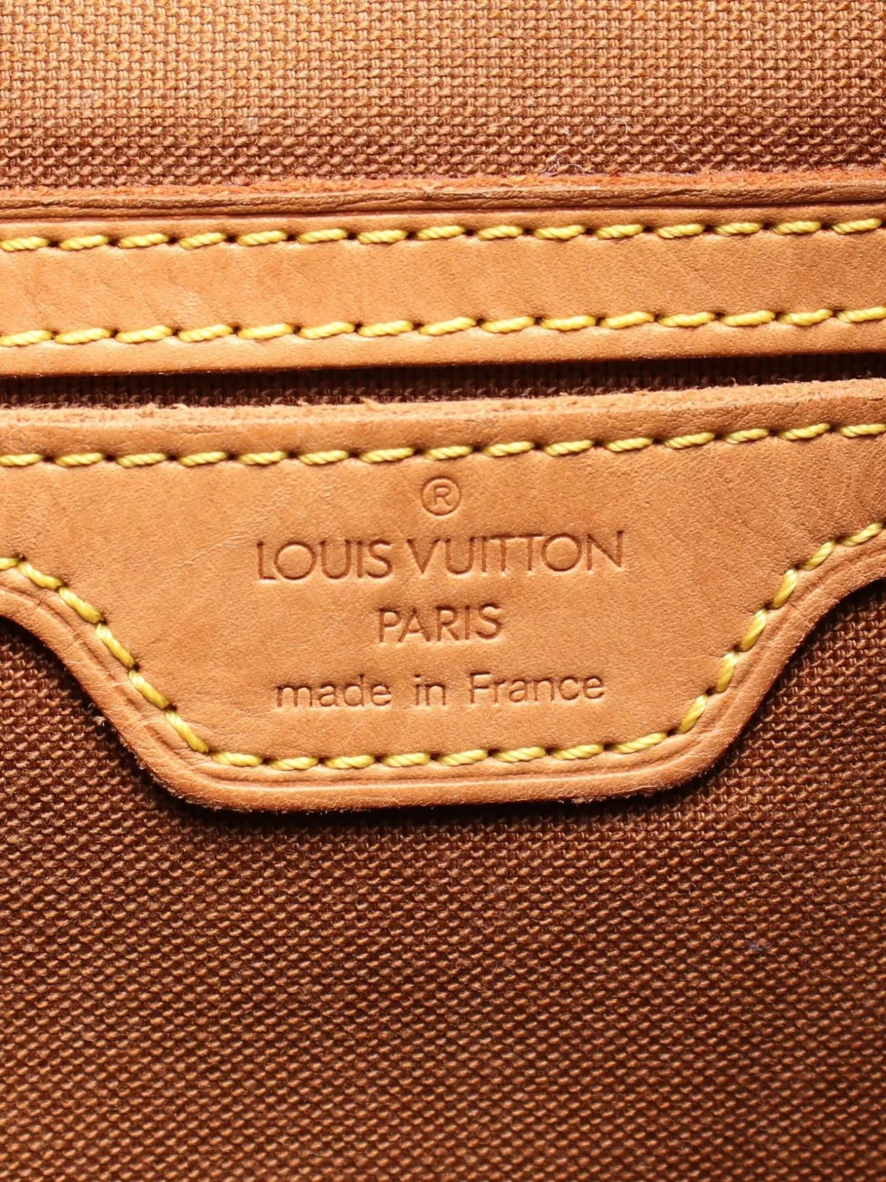 Pre-owned Louis Vuitton 1999 Montsouris Gm Monogram Backpack In Brown