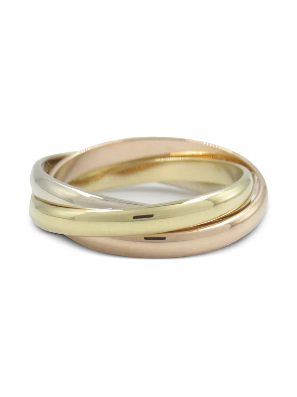 Cartier 2010s 18K white, gold and yellow gold Trinity ring | Image 2