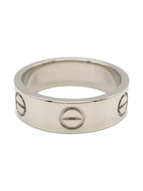 Cartier 2010s pre-owned 18kt white gold Love ring