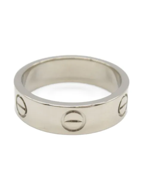 Cartier anillo Love en oro blanco de 18kt de archivo 2010