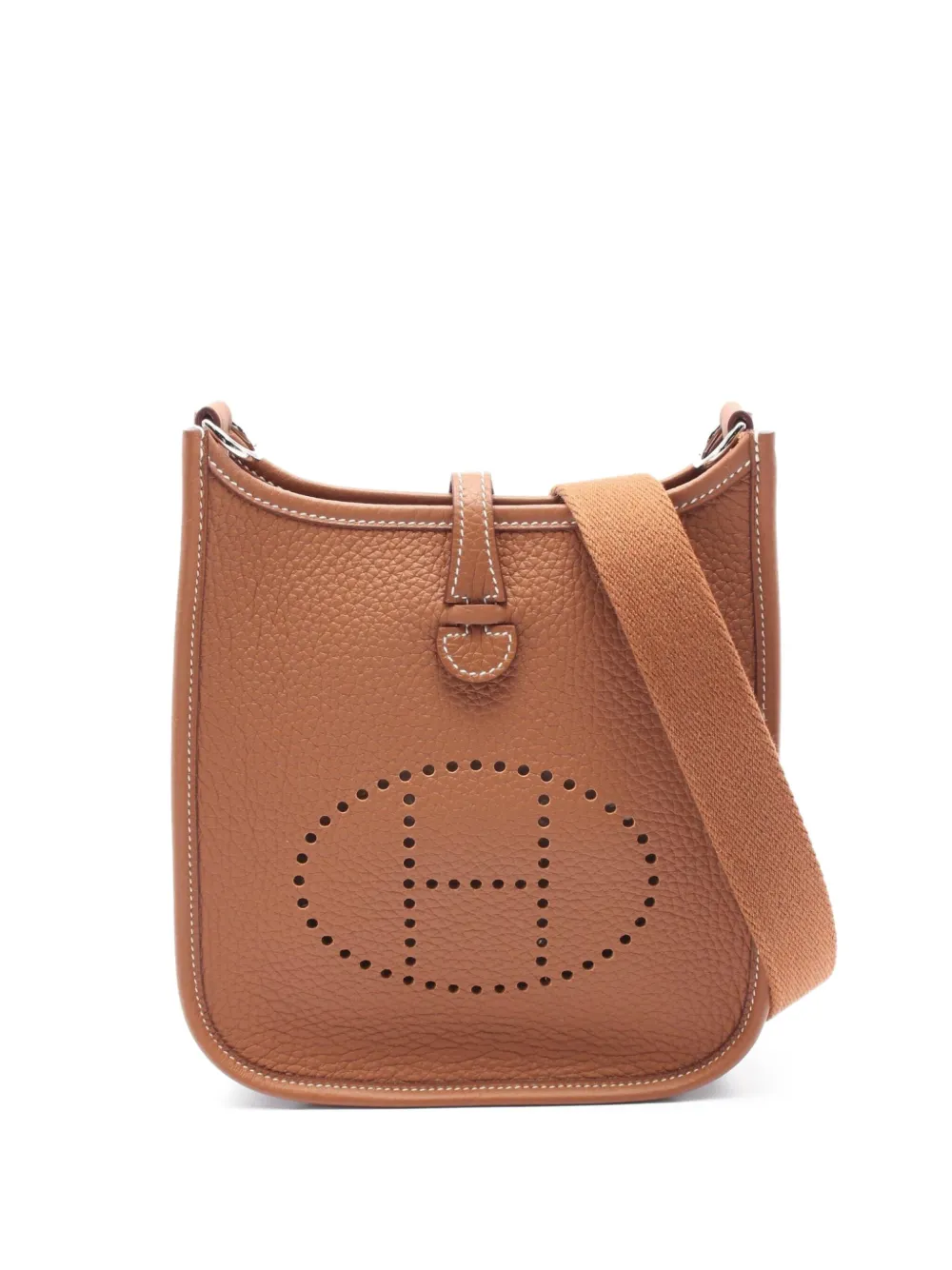 Hermès Pre-Owned 2024 Evelyn PM handbag - ブラウン Hermès Pre-Owned 2024 Evelyn PM handbag - ブラウン