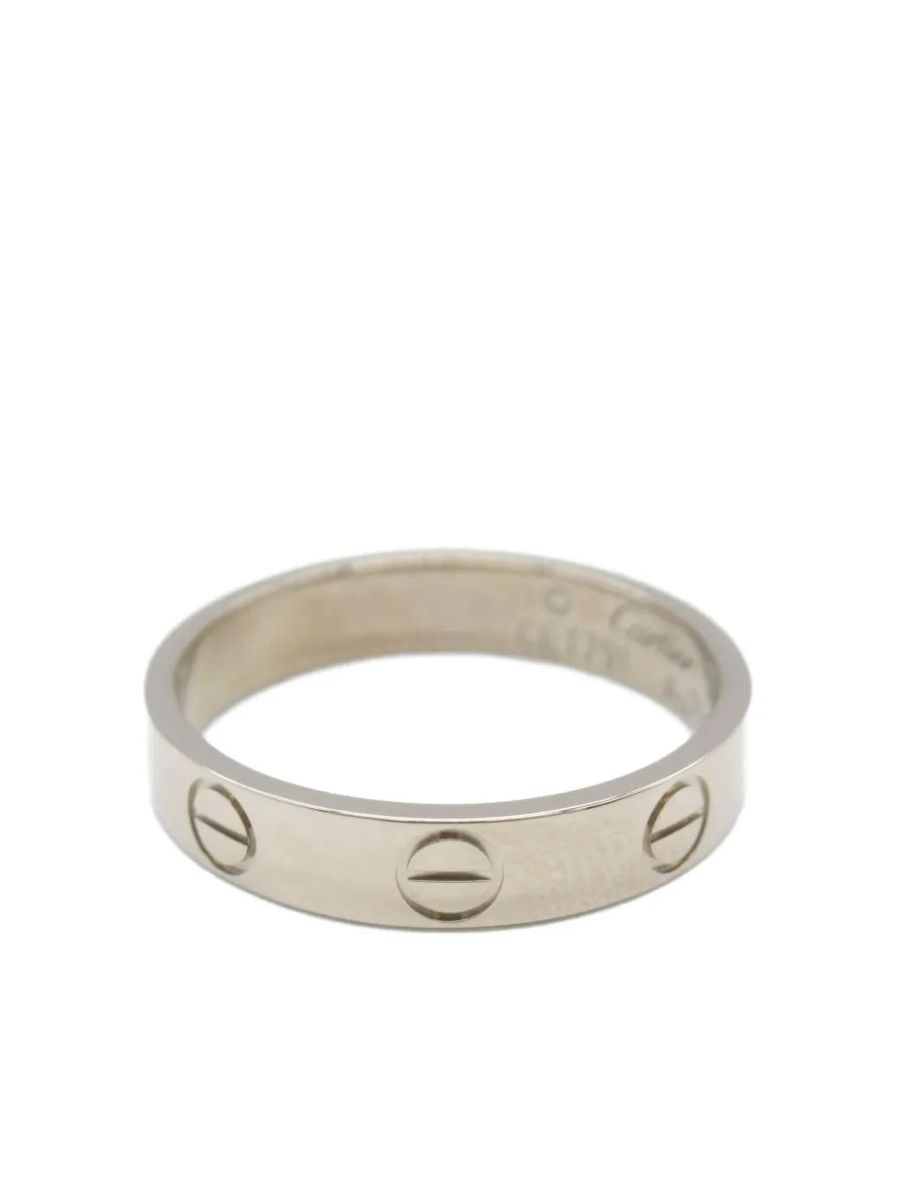 Cartier 2010s pre-owned 18kt white gold Mini Love ring | Pre-Owned | Image 2