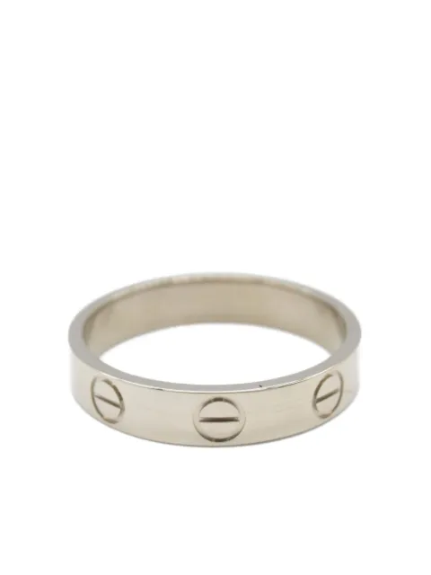 Cartier anillo Mini Love en oro blanco de 18kt 2010 de archivo 