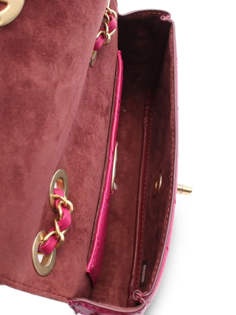 Pre-owned Chanel 2019 Multi Pouching Flap Shoulder Bag In Pink