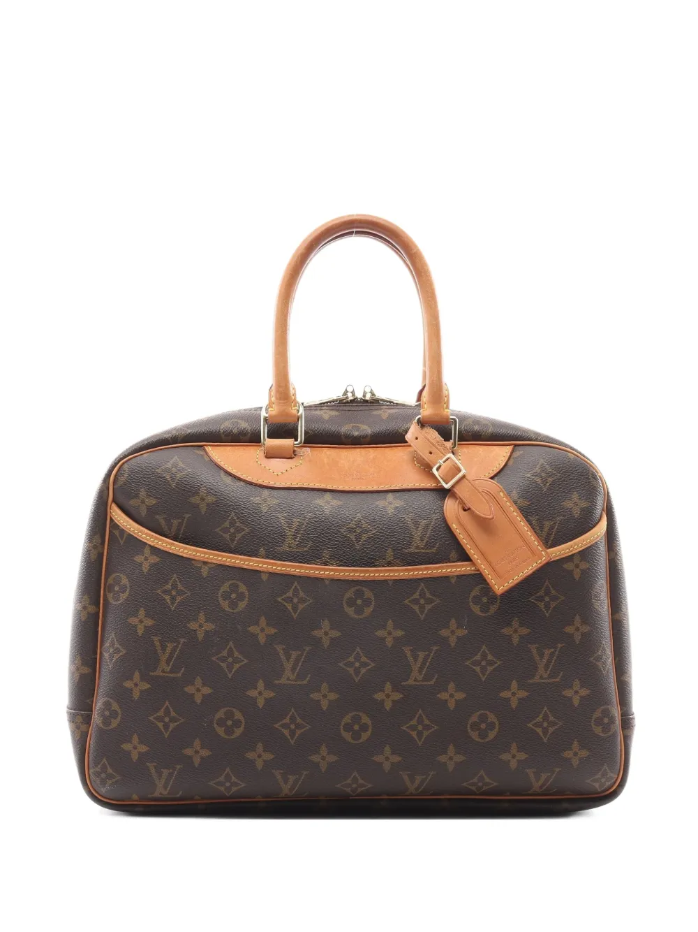 Louis Vuitton Pre-Owned 2000 モノグラム ドーヴィル ハンドバッグ - ブラウン Louis Vuitton Pre-Owned 2000 モノグラム ドーヴィル ハンドバッグ - ブラウン