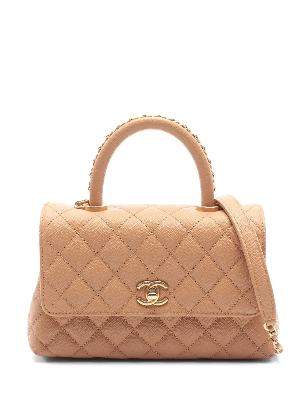 CHANEL Pre-Owned 2021 Coco Handle two-way handbag | Brown | Image 1
