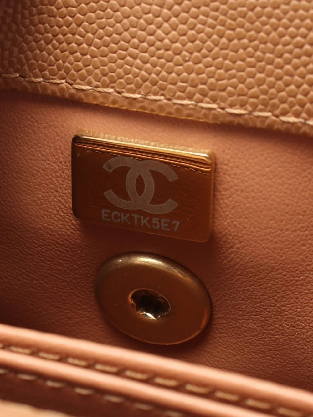 Pre-owned Chanel 2021 Coco Handle Two-way Handbag In Brown