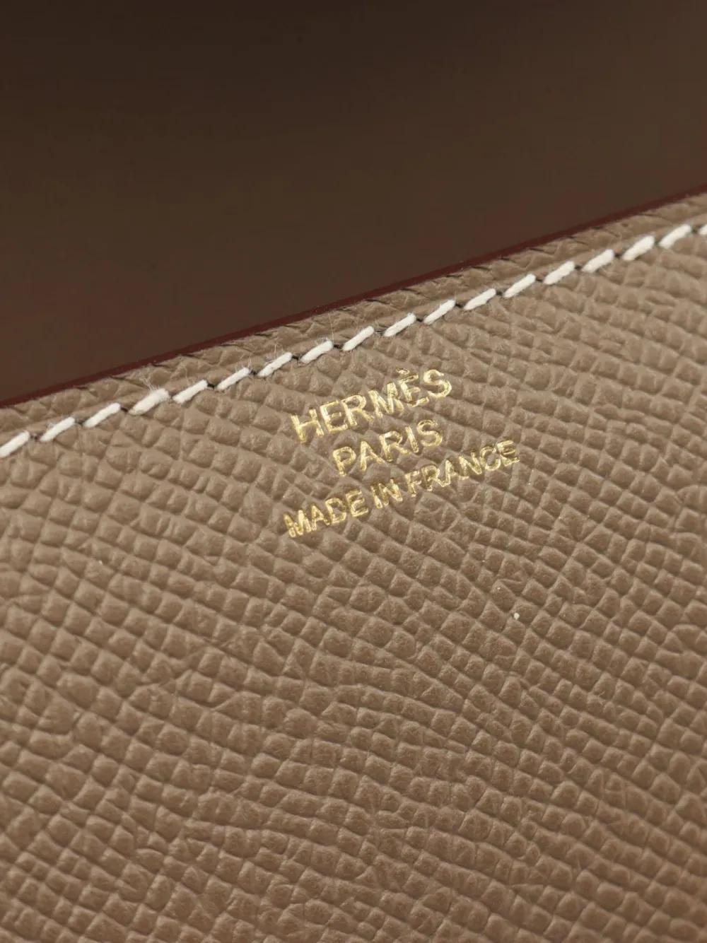 Pre-owned Hermes 2024 Constance Shoulder Bag In Brown