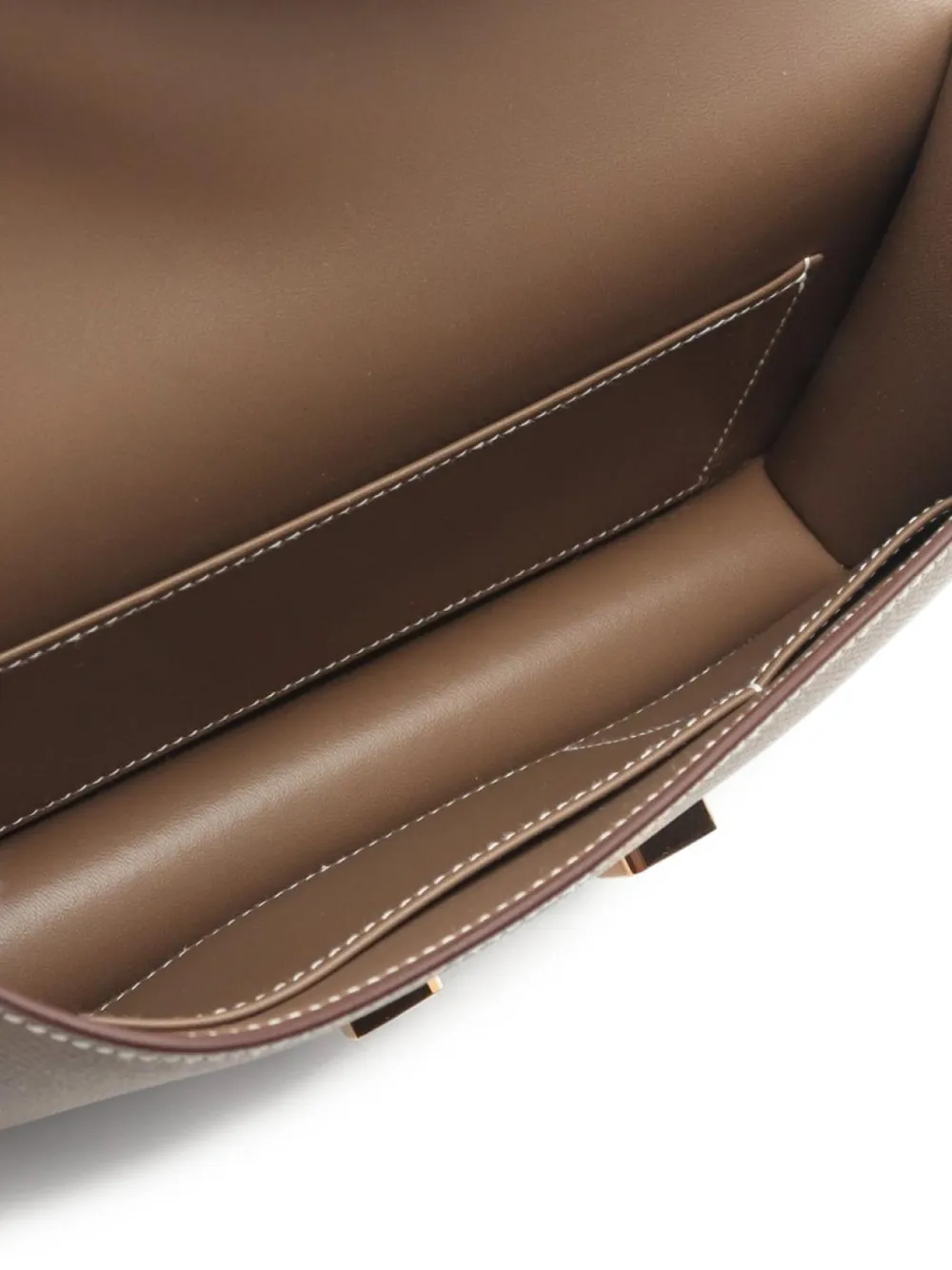 Pre-owned Hermes 2024 Constance Shoulder Bag In Brown