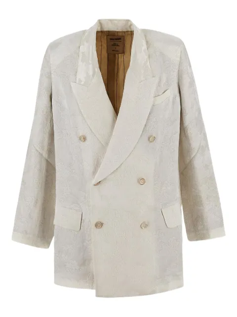 Uma Wang linen-blend blazer