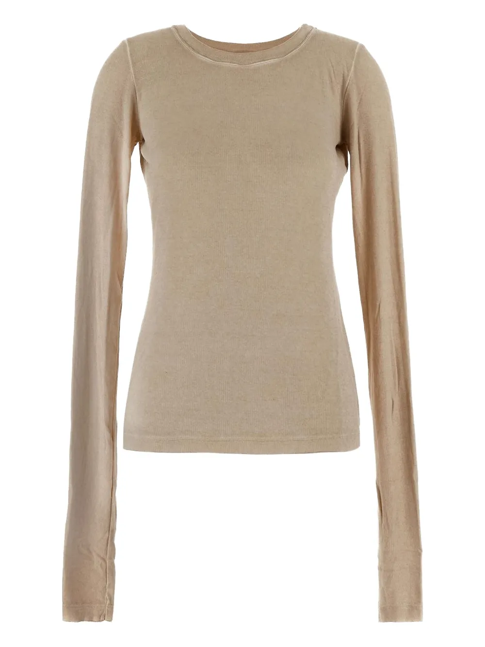 Uma Wang playera de canalé fino | neutro | Image 1