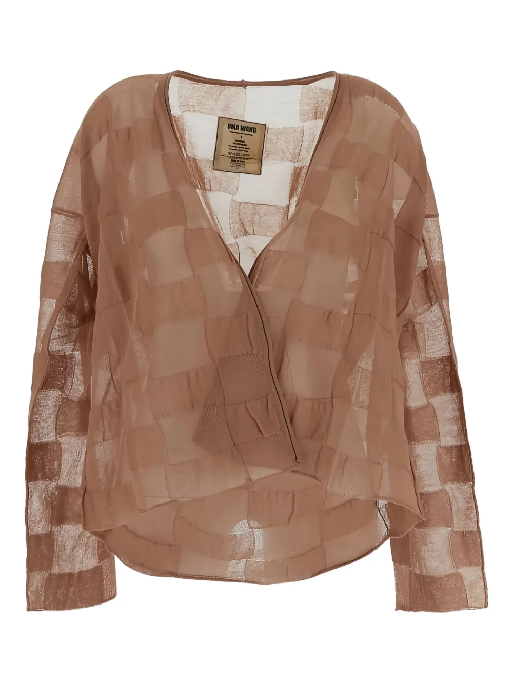Uma Wang Vest met jacquard-patroon Roze