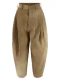 Uma Wang pleated trousers - Brown