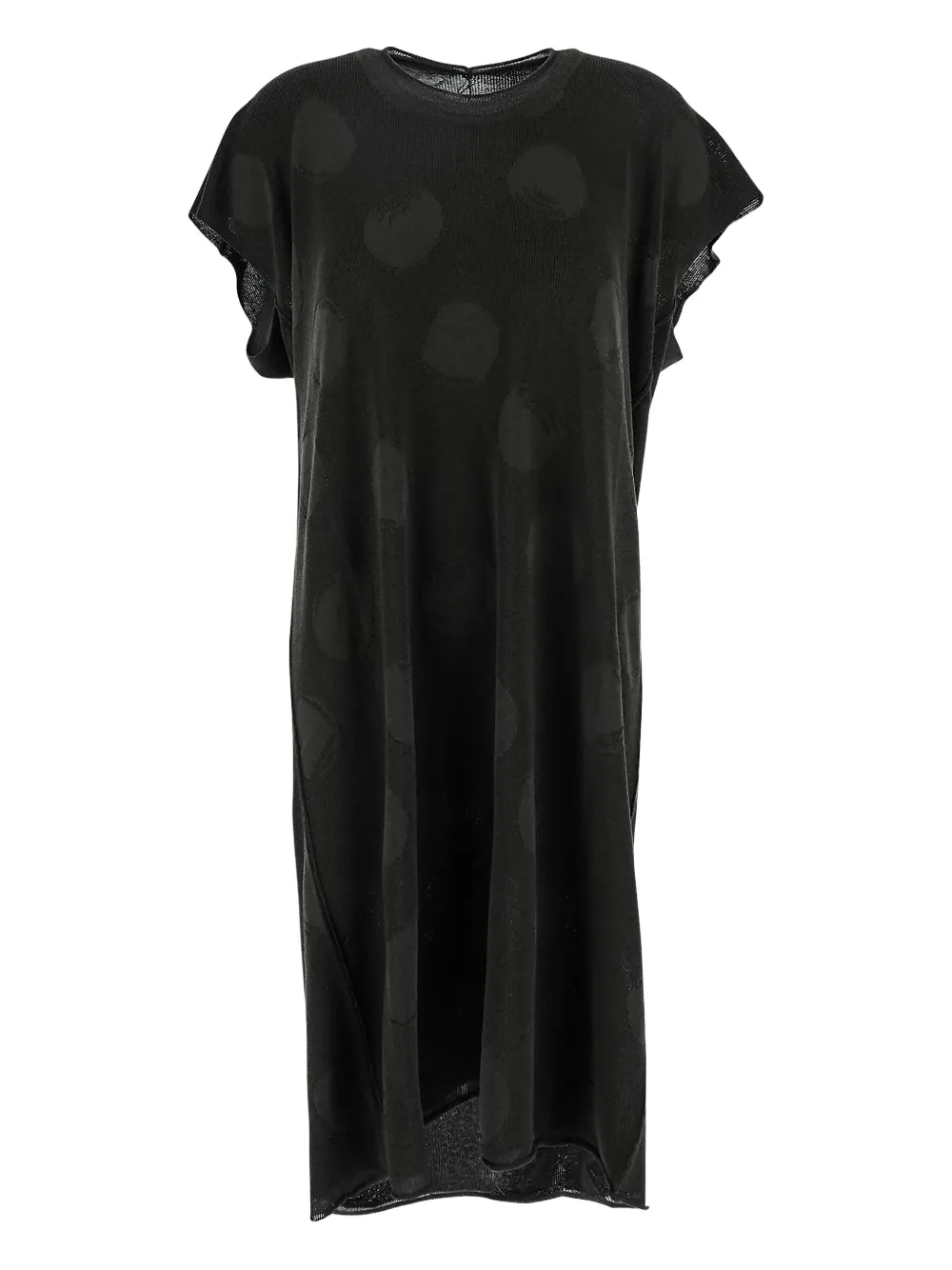 Uma Wang dot-print midi dress | Black | Image 1