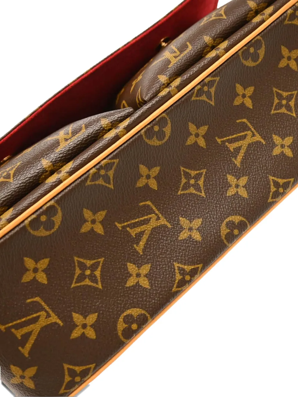 Pre-owned Louis Vuitton 2003 Monogram Viva Cite Mm Handbag In Brown
