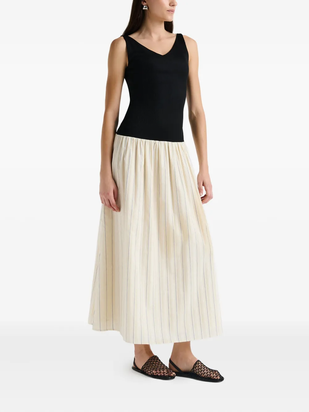 Anna Quan Ainsley maxi-jurk Zwart
