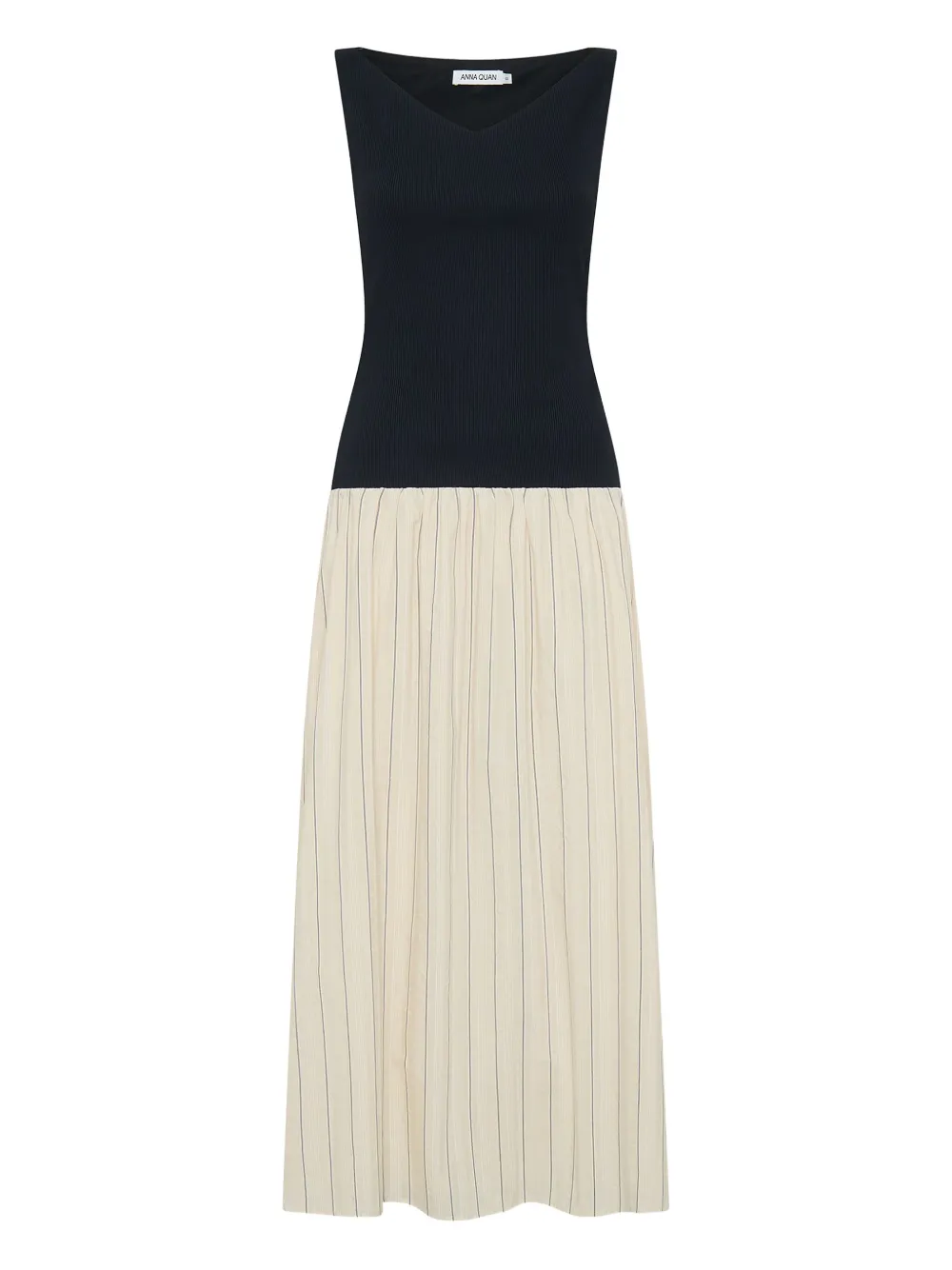 Anna Quan Ainsley maxi-jurk Zwart