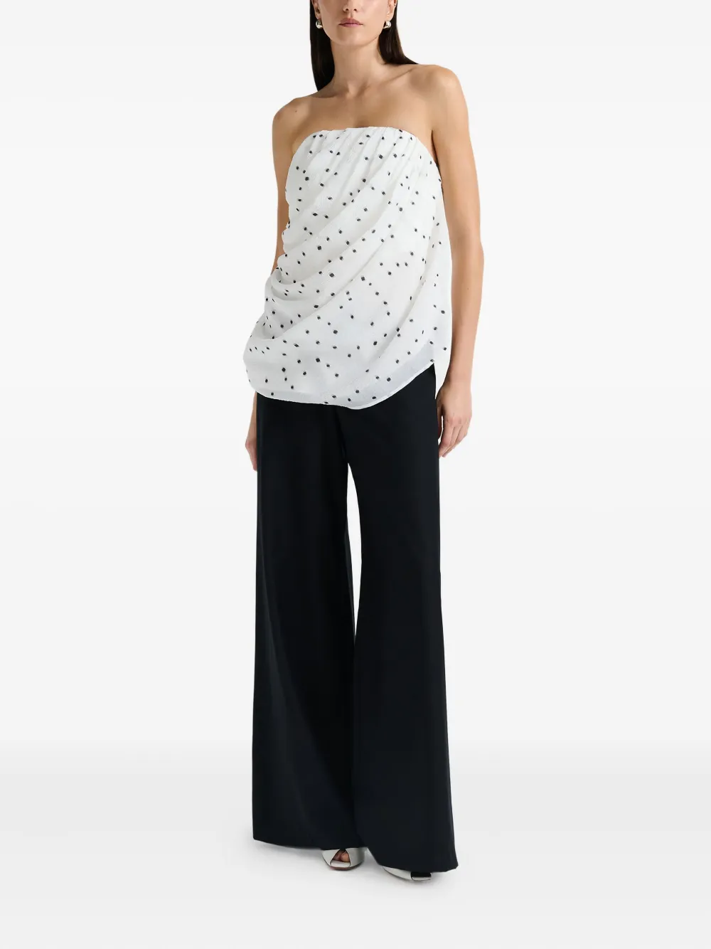 Anna Quan Tanktop met stippen - Wit