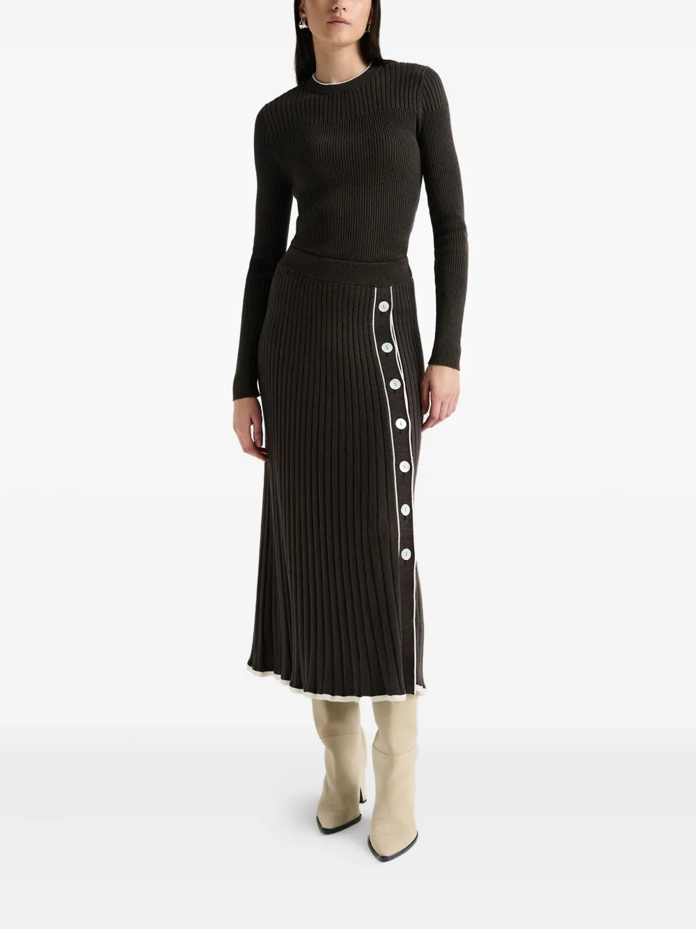 Anna Quan cotton midi skirt | Pleated Skirts | Image 2
