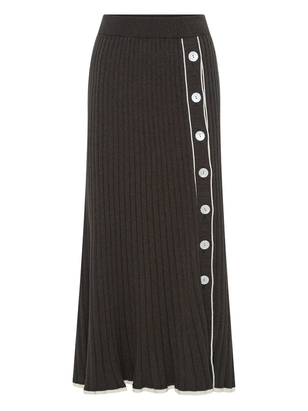 Anna Quan cotton midi skirt | Brown | Image 1