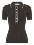 Anna Quan Zora polo shirt - Brown