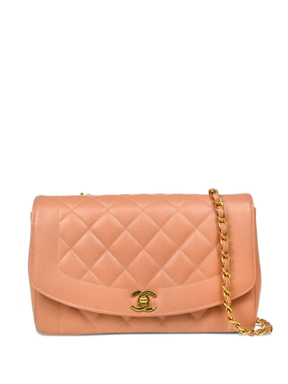 CHANEL Pre-Owned 1995 ダイアナ ショルダーバッグ M - ピンク CHANEL Pre-Owned 1995 ダイアナ ショルダーバッグ M - ピンク