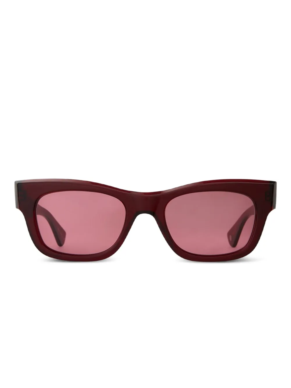 Garrett Leight Woz square-frame sunglasses | Red | Image 1