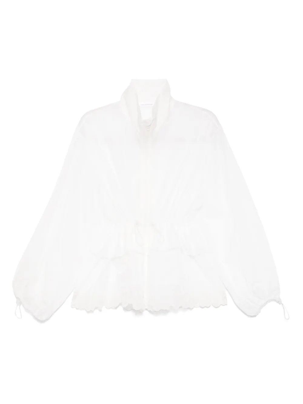 Cecilie Bahnsen semi-sheer jacket | White | Image 1
