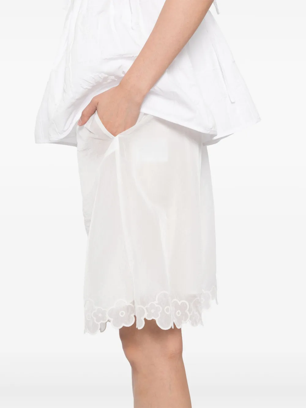 Cecile Bahnsen Arya shorts Wit