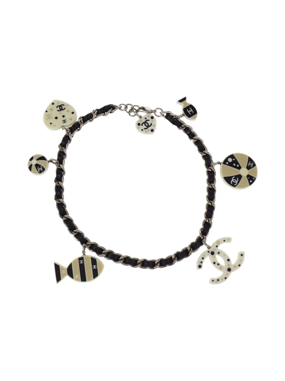 CHANEL Pre-Owned 2005 Icon necklace - シルバートーン CHANEL Pre-Owned 2005 Icon necklace - シルバートーン