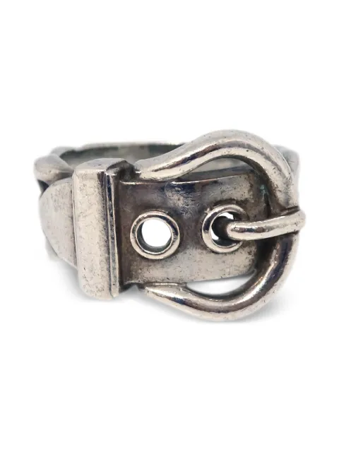 Hermès Pre-Owned 1990-2000s  belt-buckle ring
