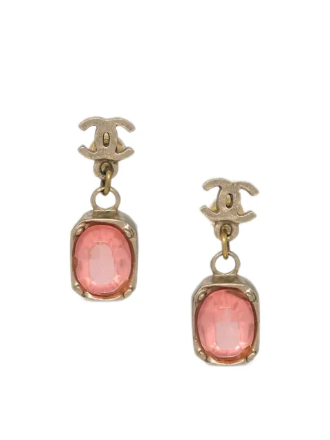 CHANEL Pre-Owned 2007 CC dangle earrings