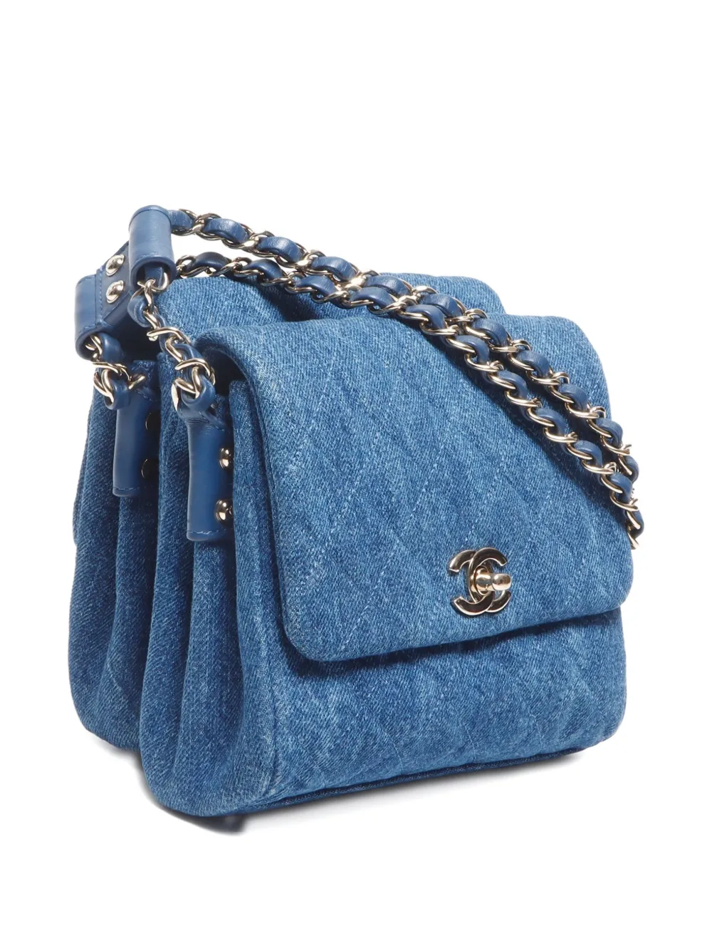 CHANEL Pre-Owned 2019 Chain Denim shoulder bag | Pre-Owned | Image 2